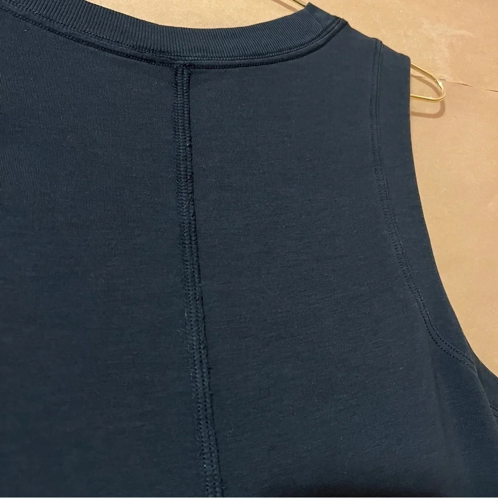Lululemon | All Yours Tank Maxi Dress Vitasea Pima Cotton Black Size 8